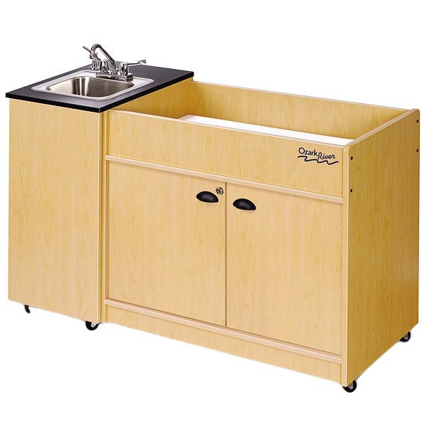 Kiddie Station Changing Table & Portable Steel Sink