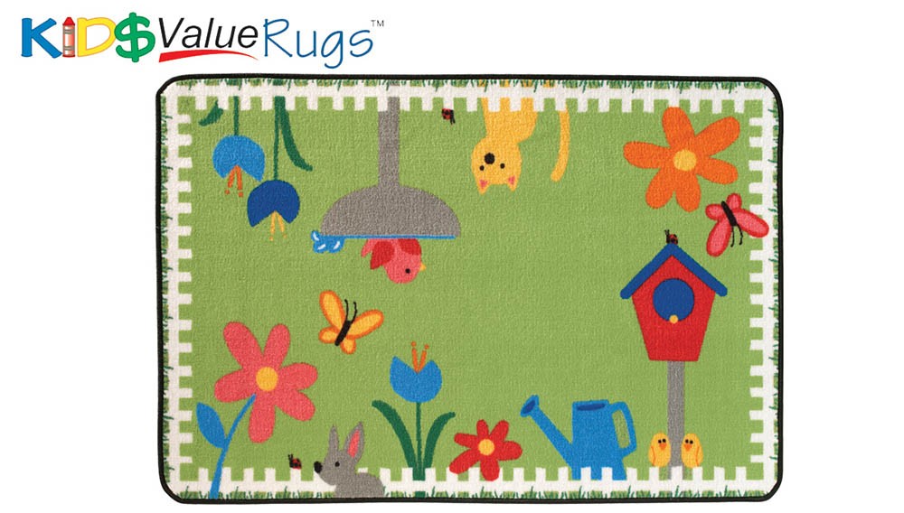 KID$ Value Rugs‚, Garden Time, 4' x 6'