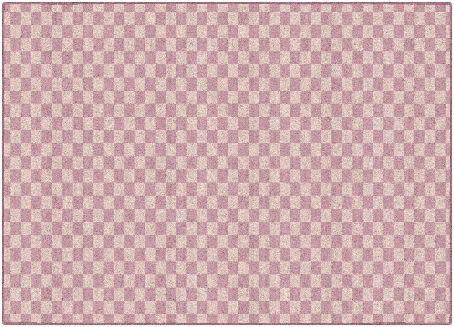 Blush Checkerboard Rug