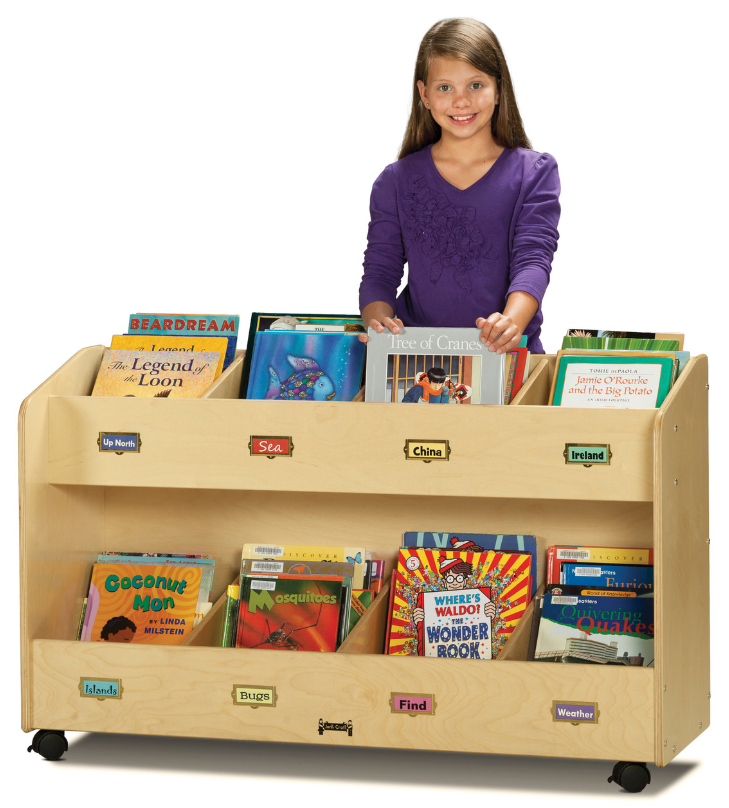 Jonti-Craft Mobile 8-Section Book Organizer