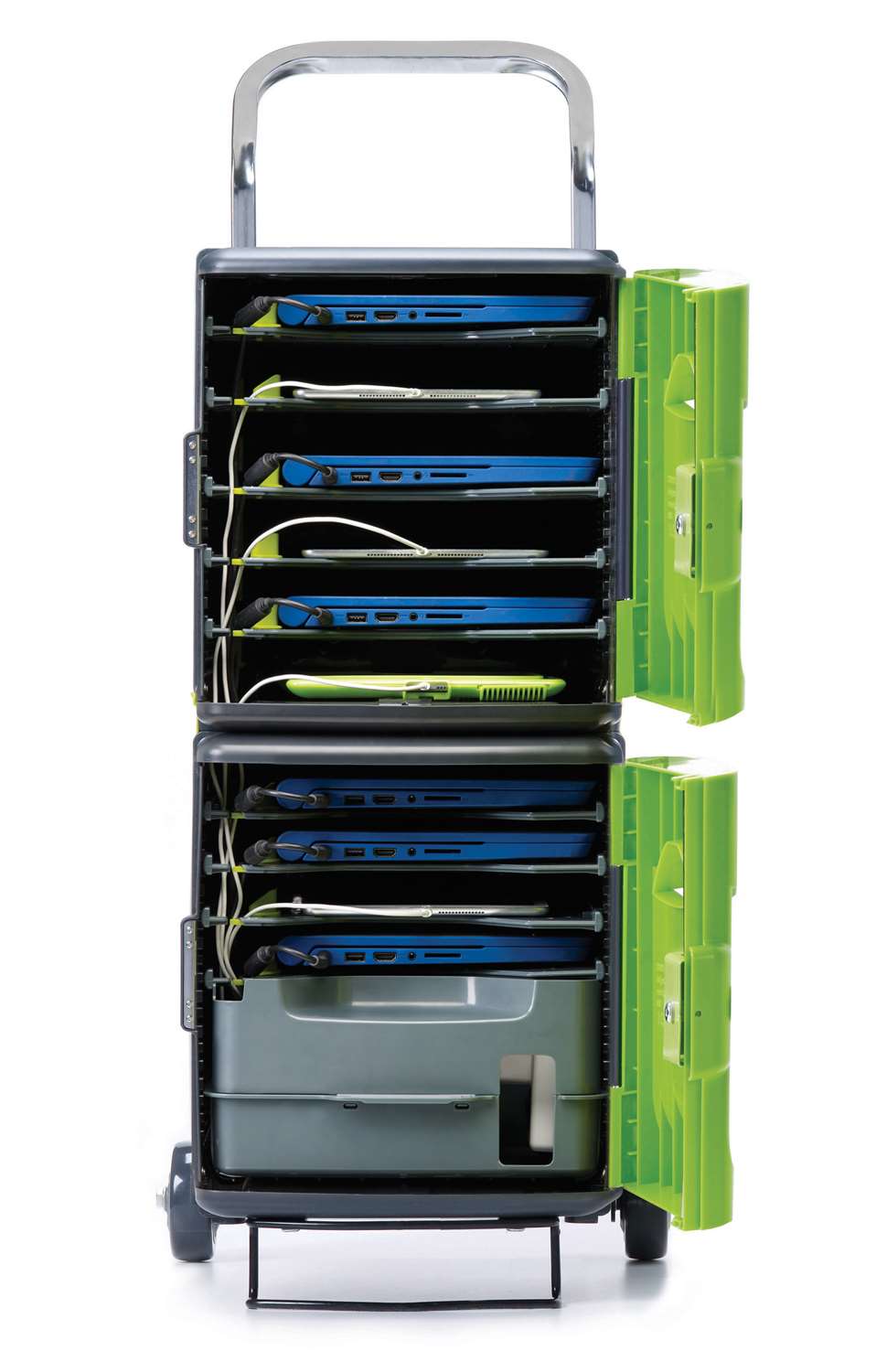 Tech Tub2 Trolley for Large Adapters - holds 10 devices