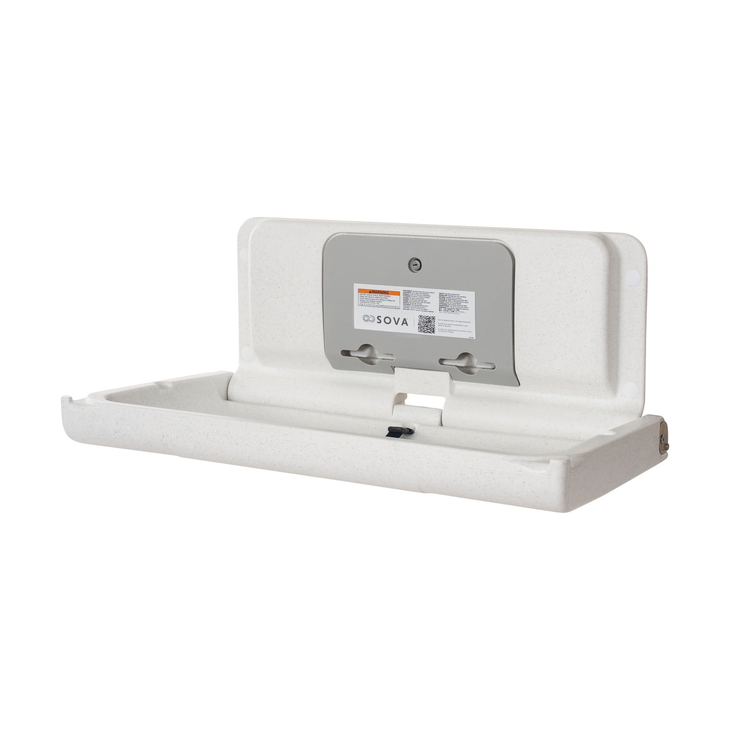 Span Horizontal Surface Mount Baby Changing Station (EZ Mount Backer Plate Included)