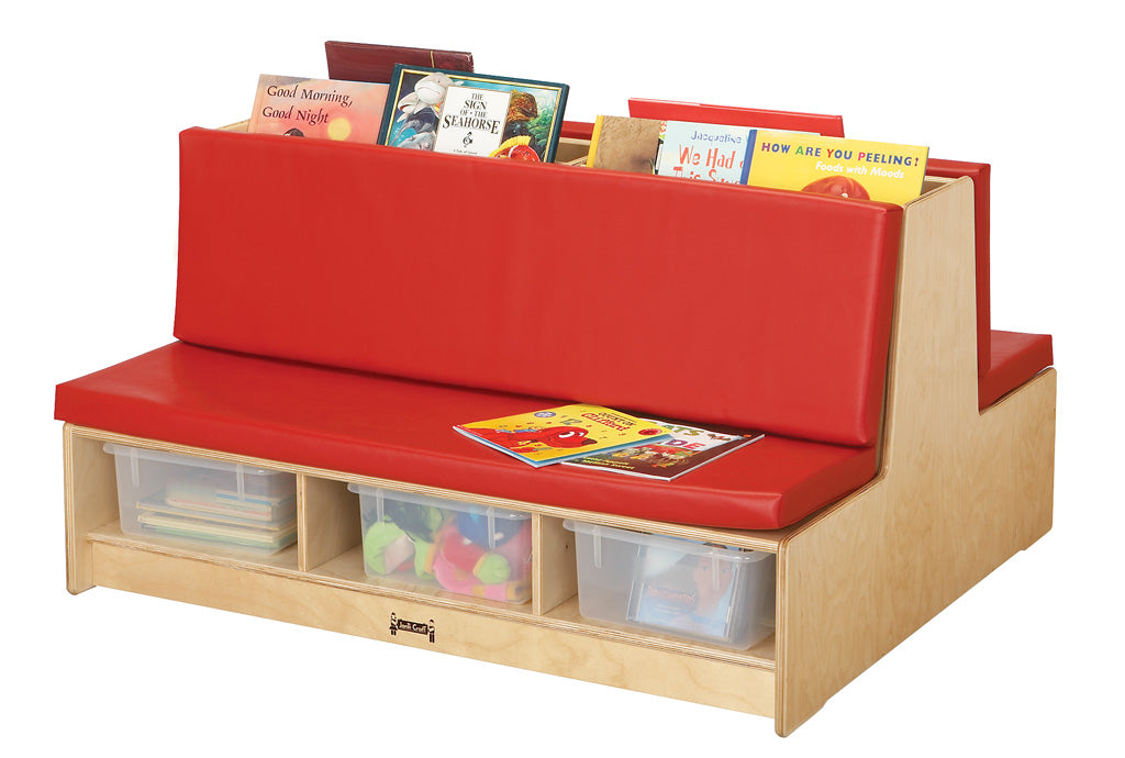 Jonti-Craft Read-a-Round Couch - Red