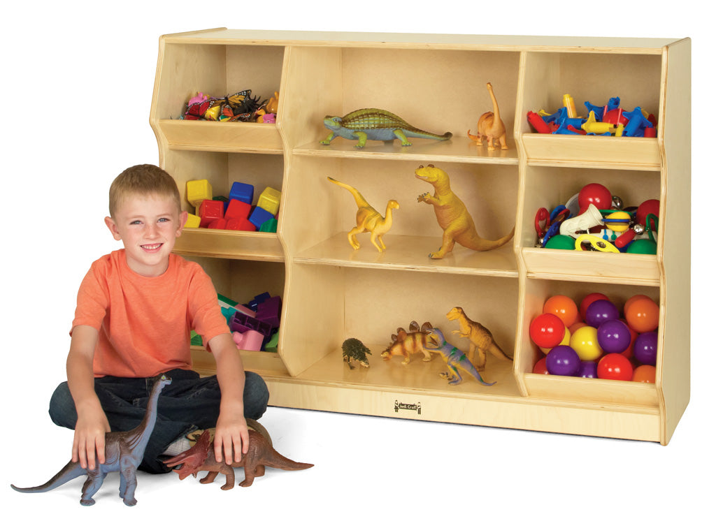 Jonti-Craft Open Storage with Beveled Front