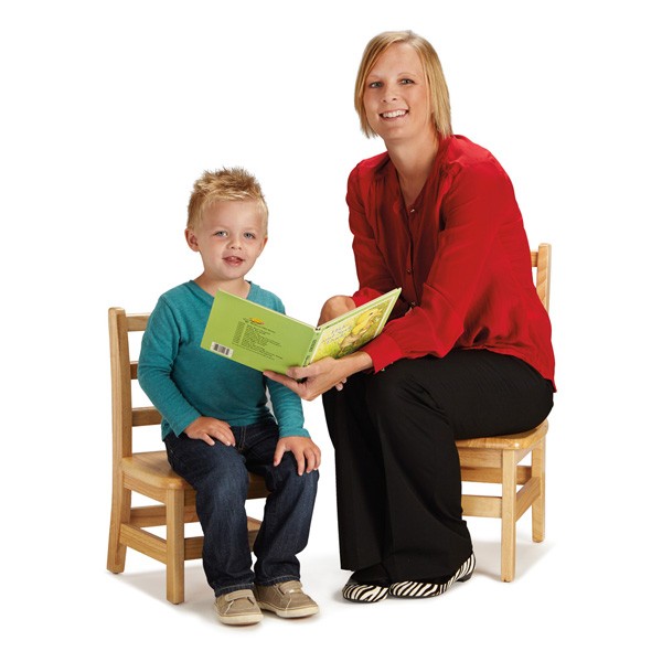 Jonti-Craft Instructor’s Ladderback Chair Pair - 12 Height