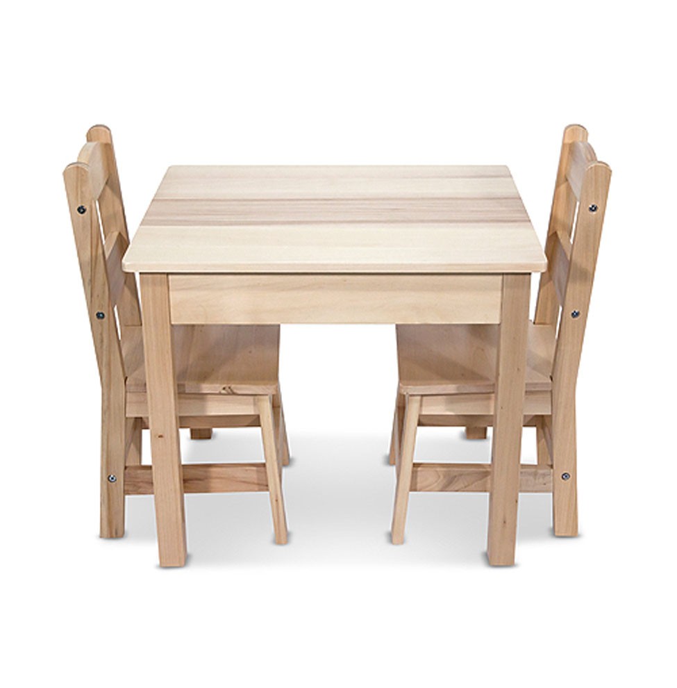 Wooden Table & Chair Set