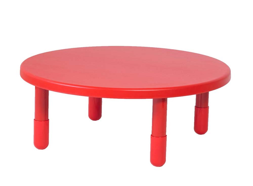 Value Table, 36" Round, (Candy Apple Red) 16 inch Legs