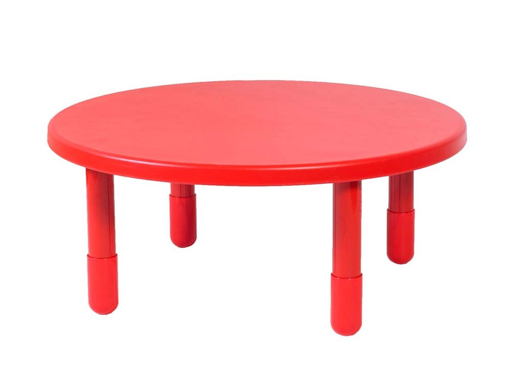 Value Table, 36" Round, (Candy Apple Red) 18 inch Legs