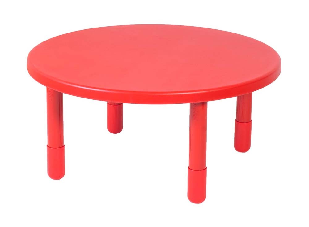 Value Table, 36" Round, (Candy Apple Red) 20 inch Legs