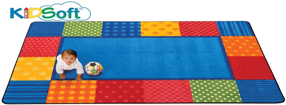 Pattern Blocks Rug (Primary) (6' x 9')