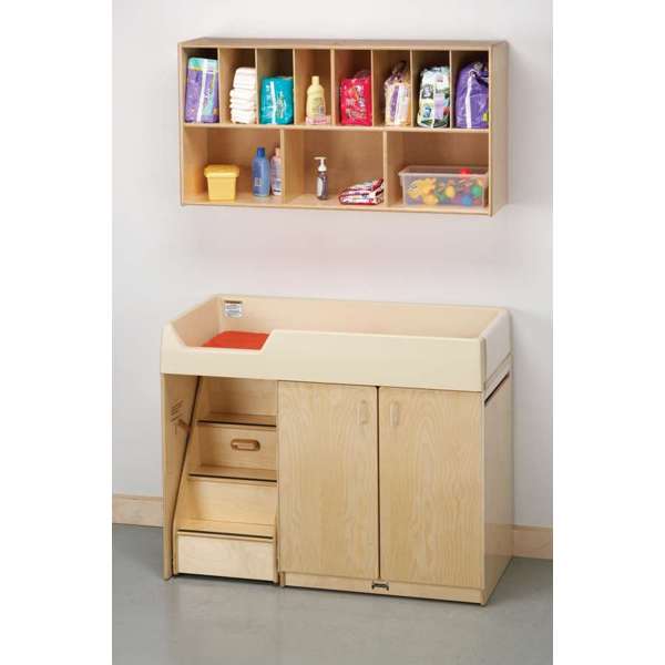 Jonti-Craft Diaper Changer with Stairs - Left