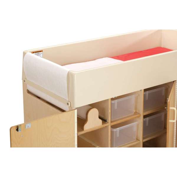Jonti-Craft Diaper Changer with Stairs - Left