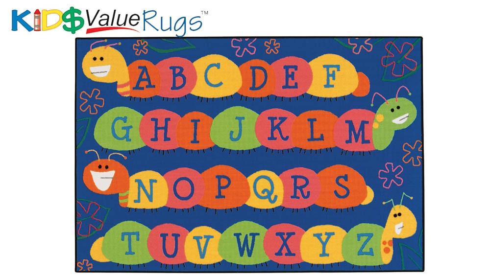 Caterpillar Friends Value Rug (4' x 6')