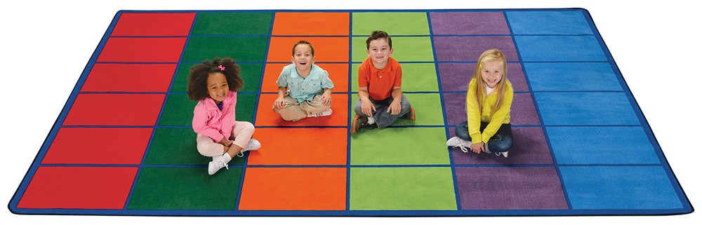 Colorful Rows Seating Rug