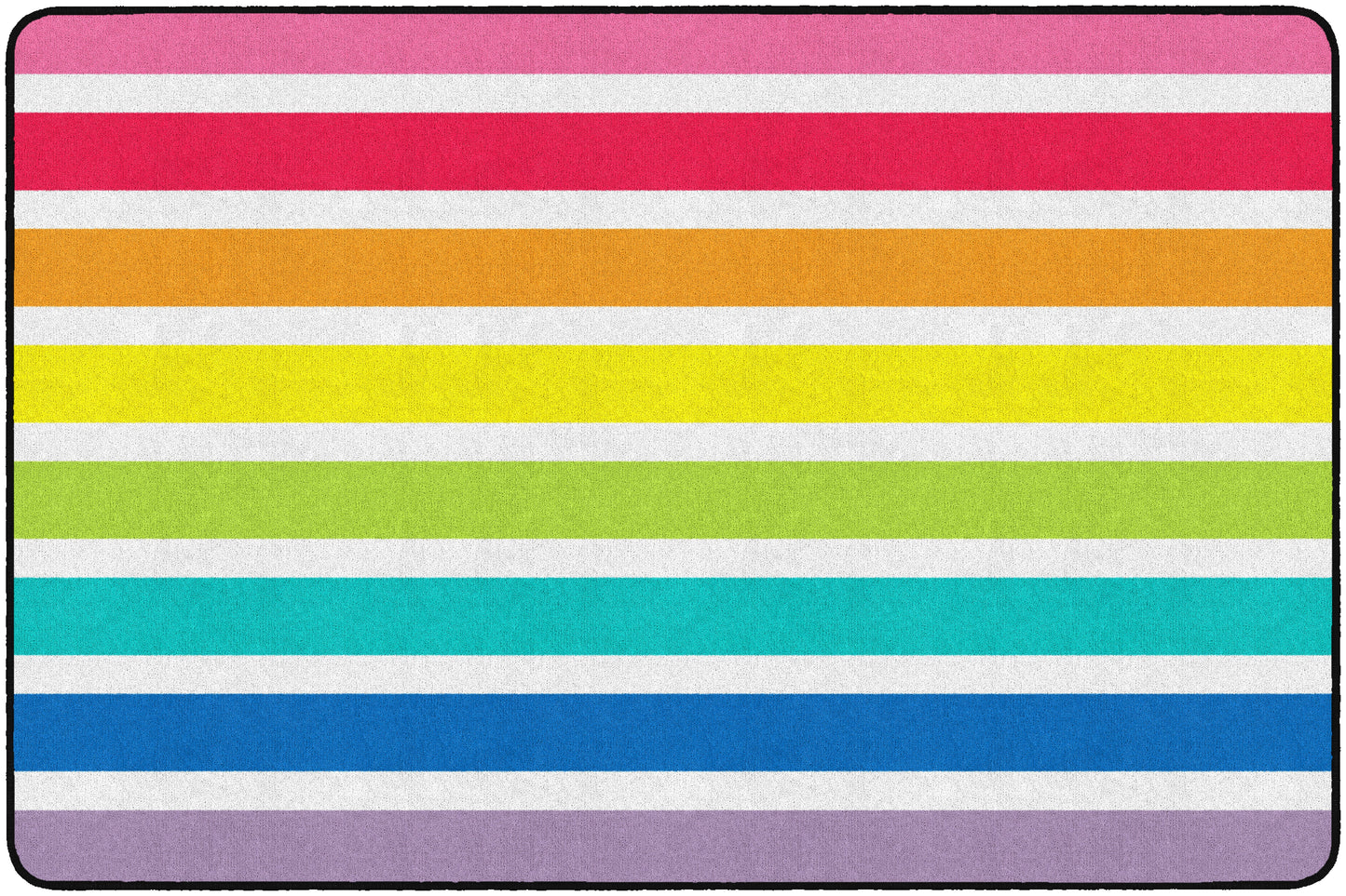 Hello Sunshine Bright Striped Rainbow