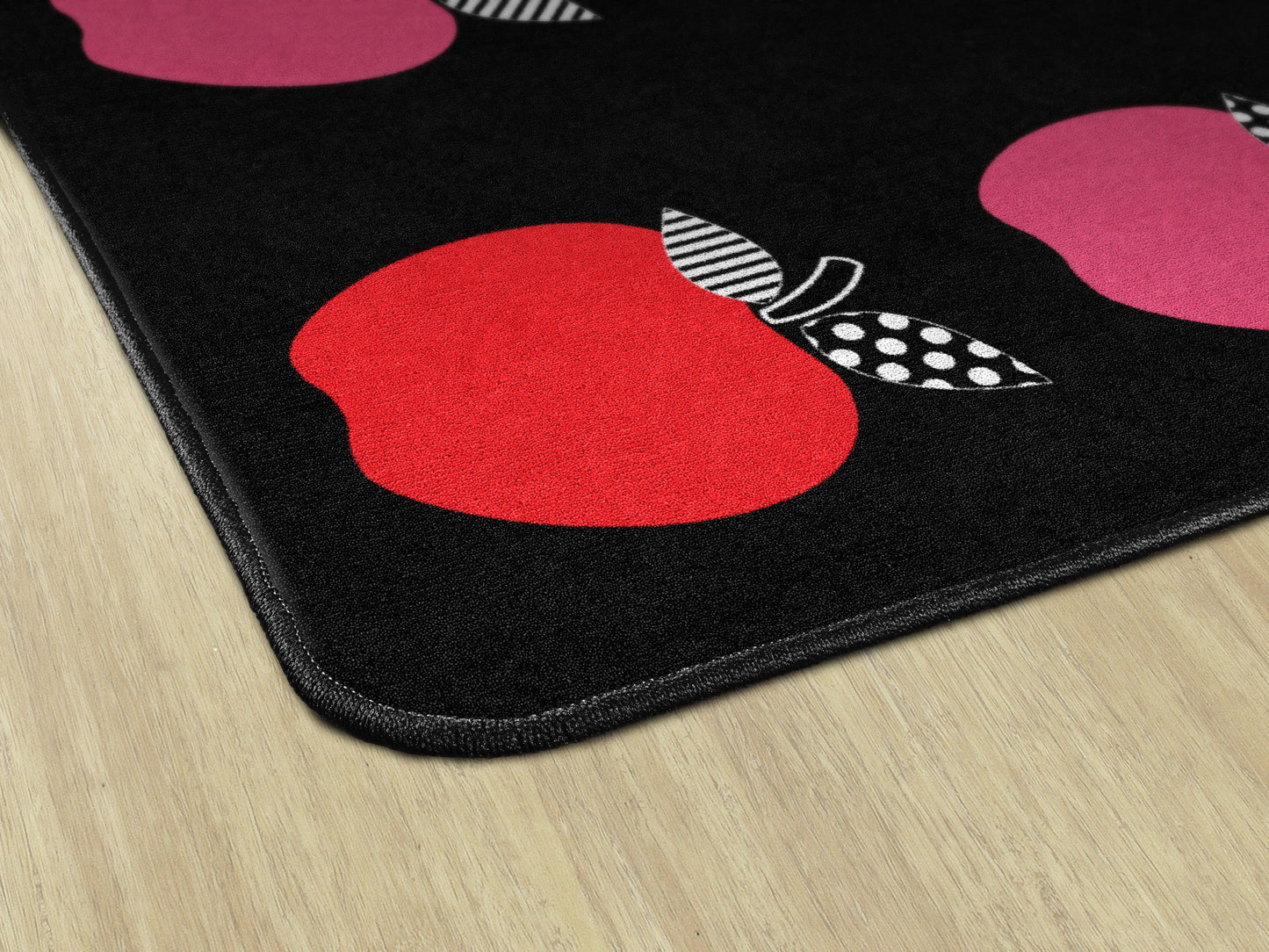 Black White & Stylish Brights Apple Sit Spots