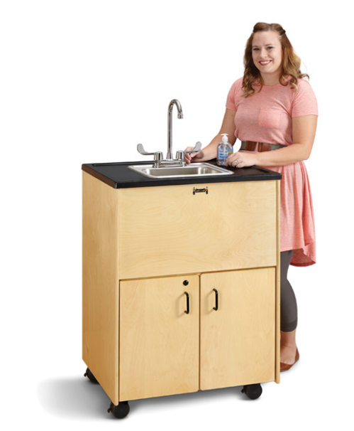 Jonti-Craft Clean Hands Helper Portable Sink - 38 Counter