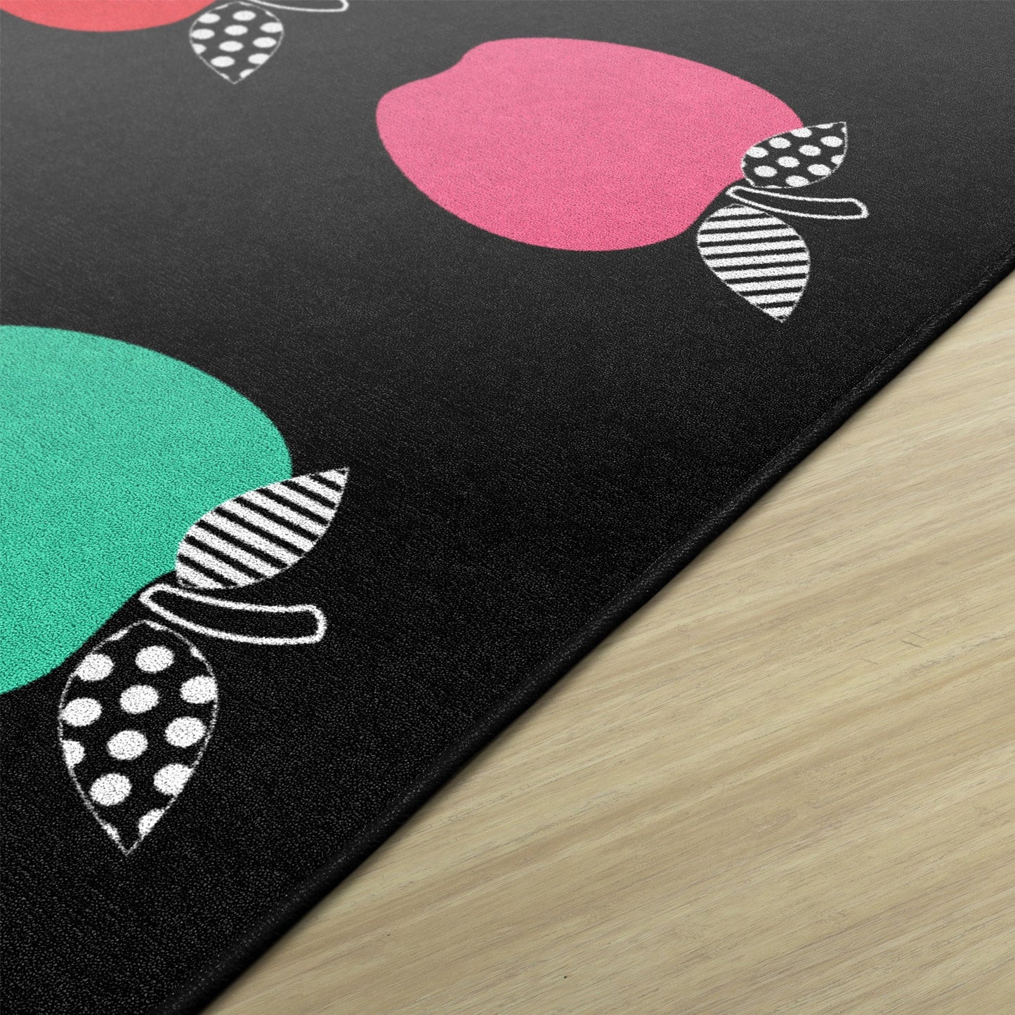 Black White & Stylish Brights Apple Sit Spots
