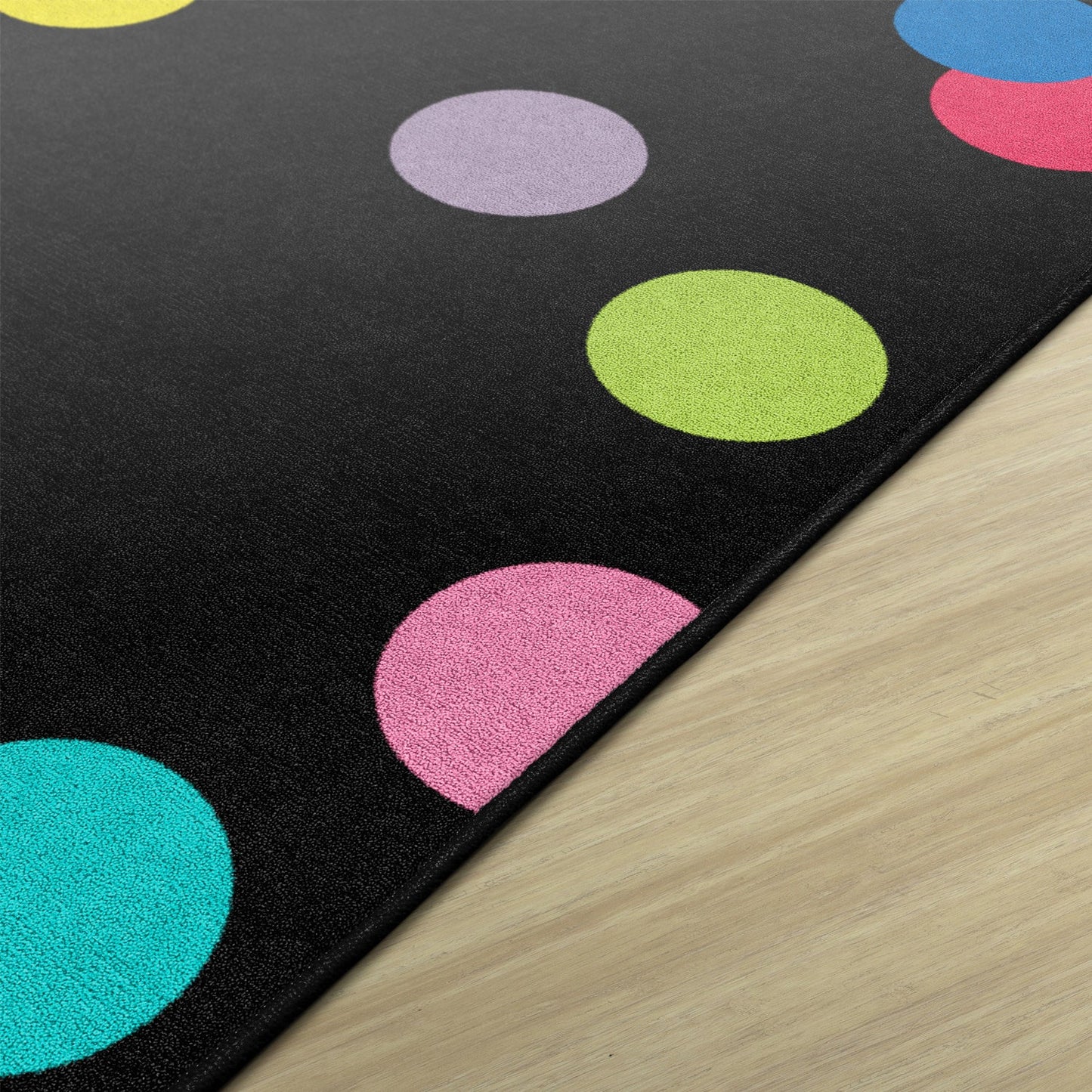 Just Teach Rainbow Polka Dots