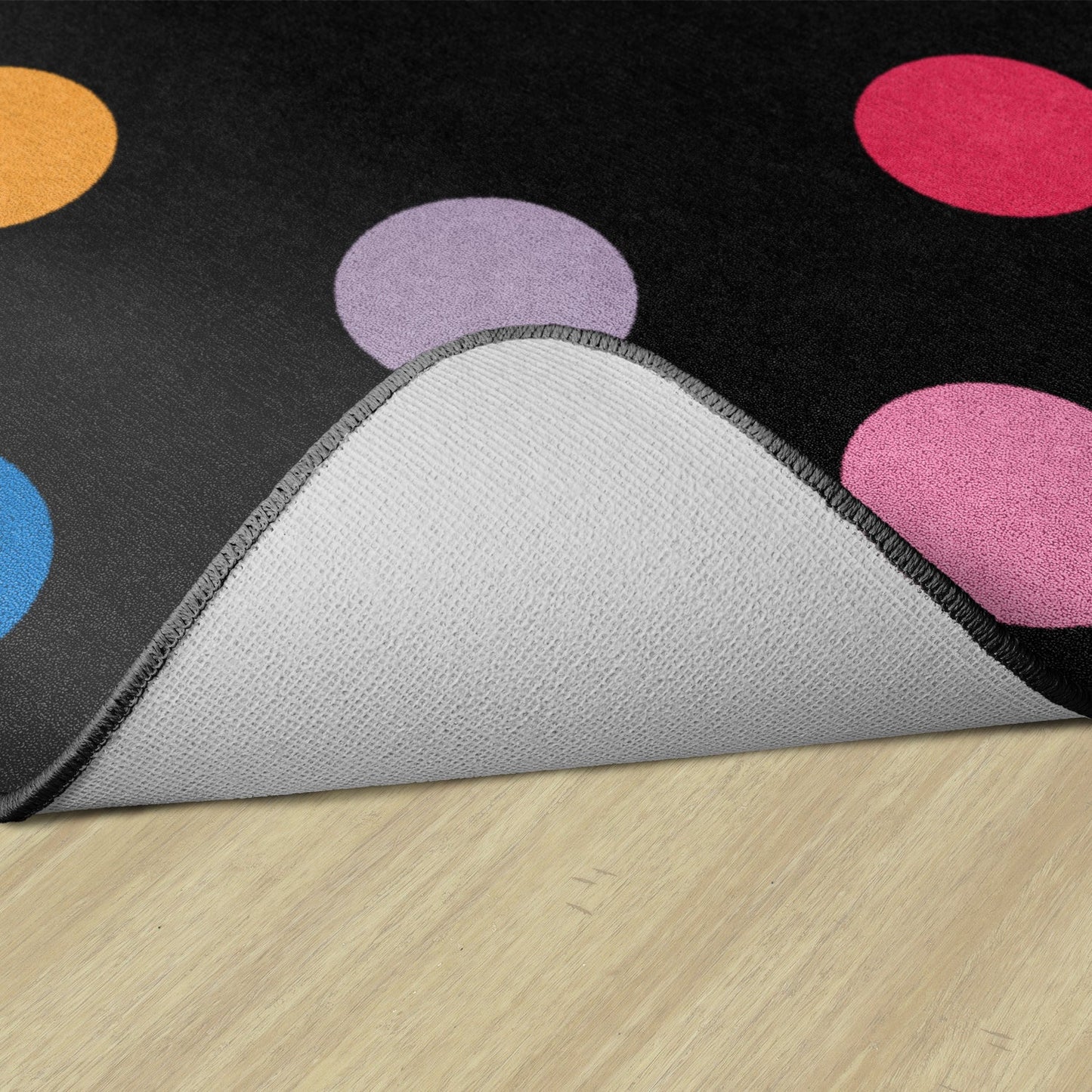 Just Teach Rainbow Polka Dots