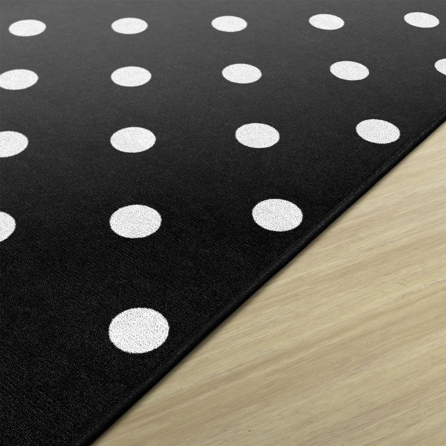 Black White & Stylish Brights Small Black & White Polka Dots