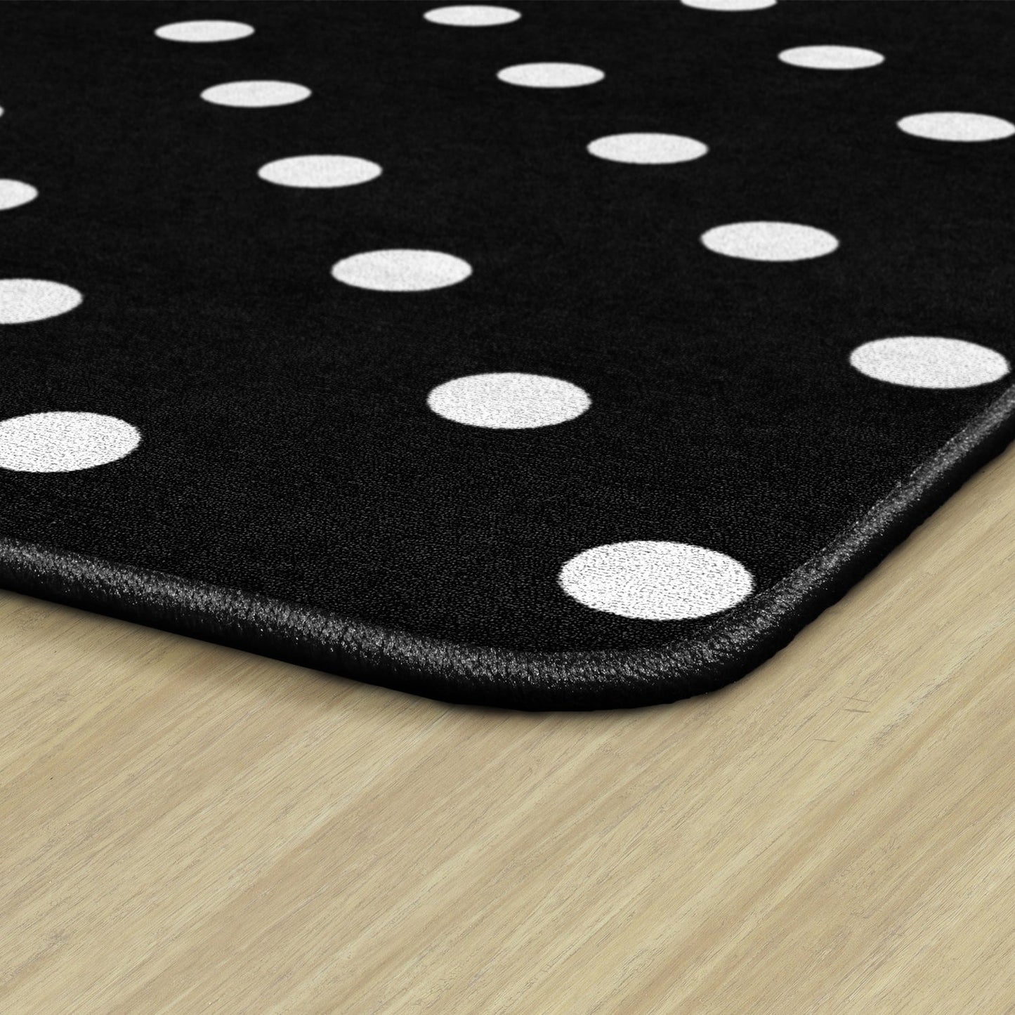 Black White & Stylish Brights Small Black & White Polka Dots