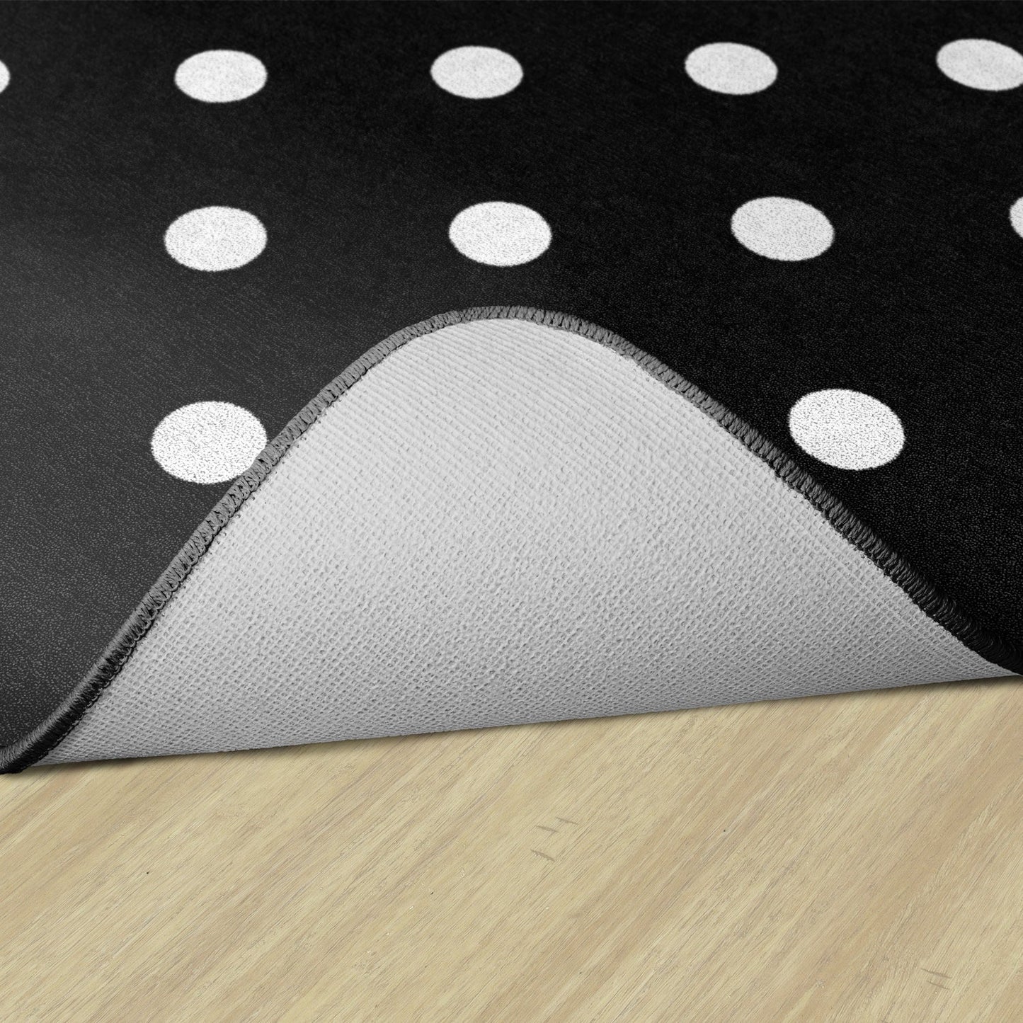 Black White & Stylish Brights Small Black & White Polka Dots