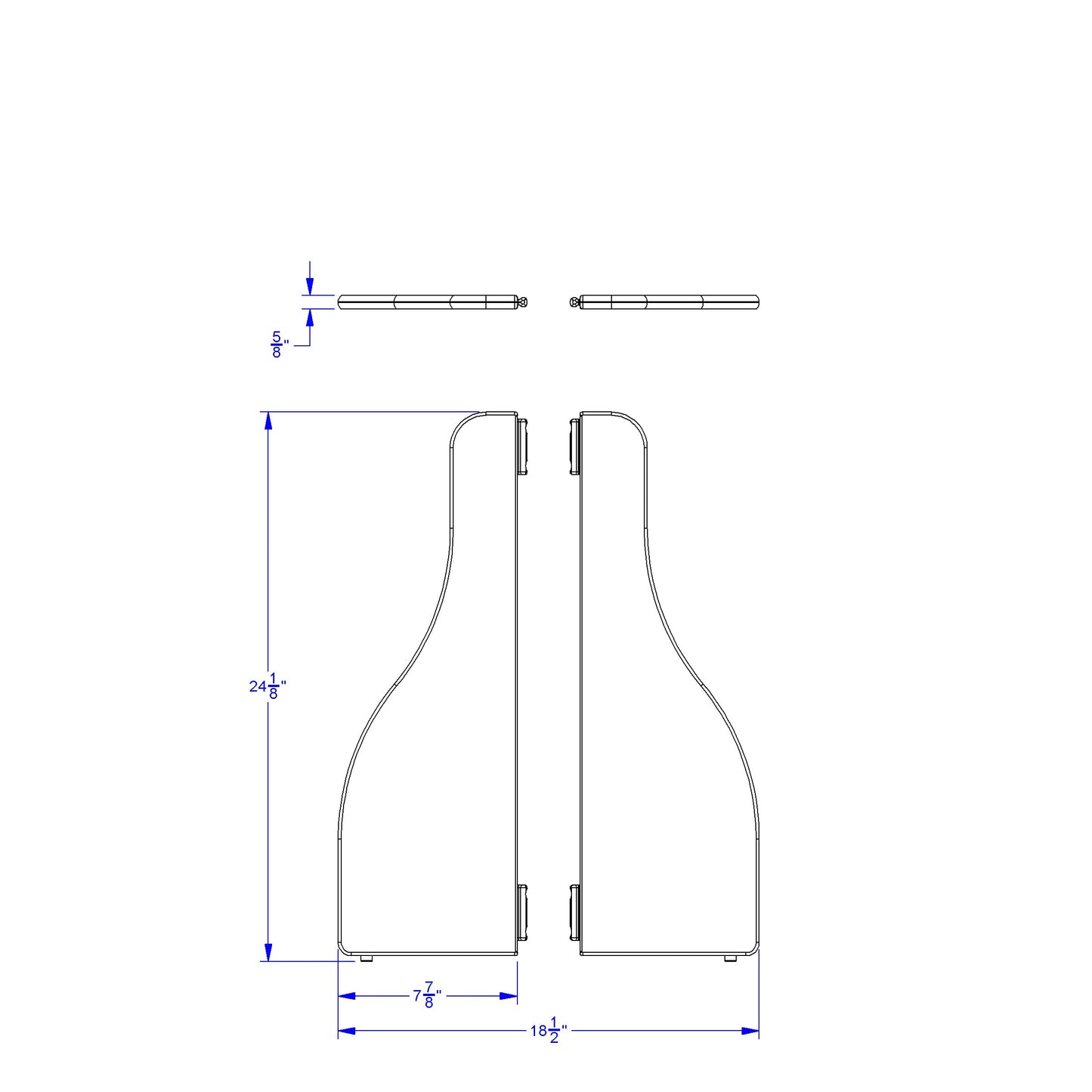 KYDZ Suite Stabilizer Wing Pair - T-height