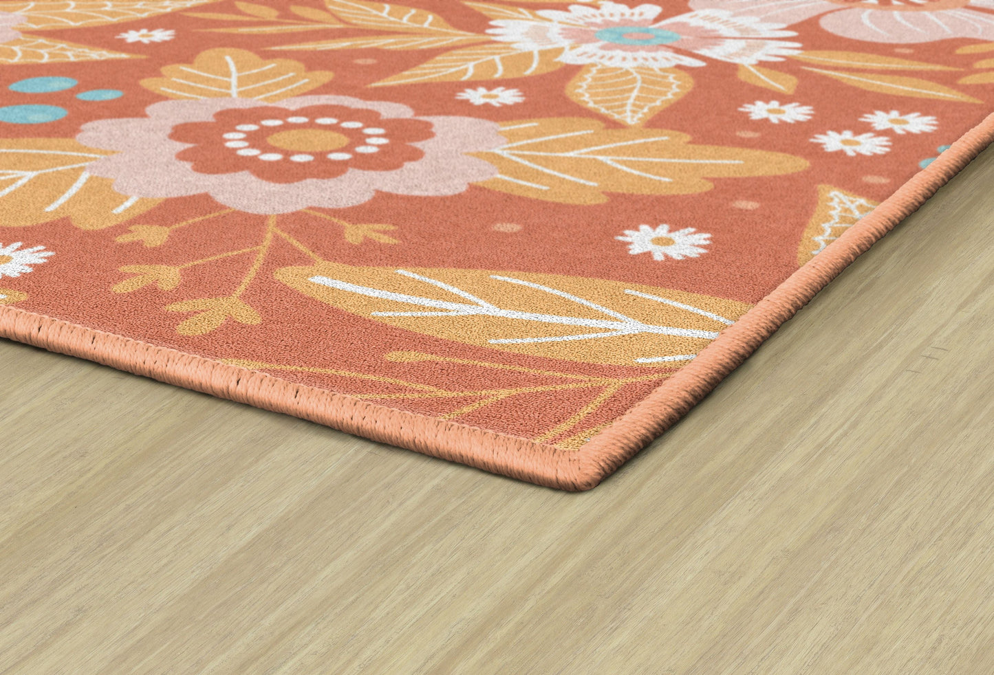 Good Vibes Floral Rug By Schoolgirl Style
