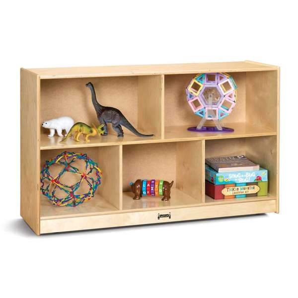 Jonti-Craft Low Single Mobile Storage Unit - 18" Deep