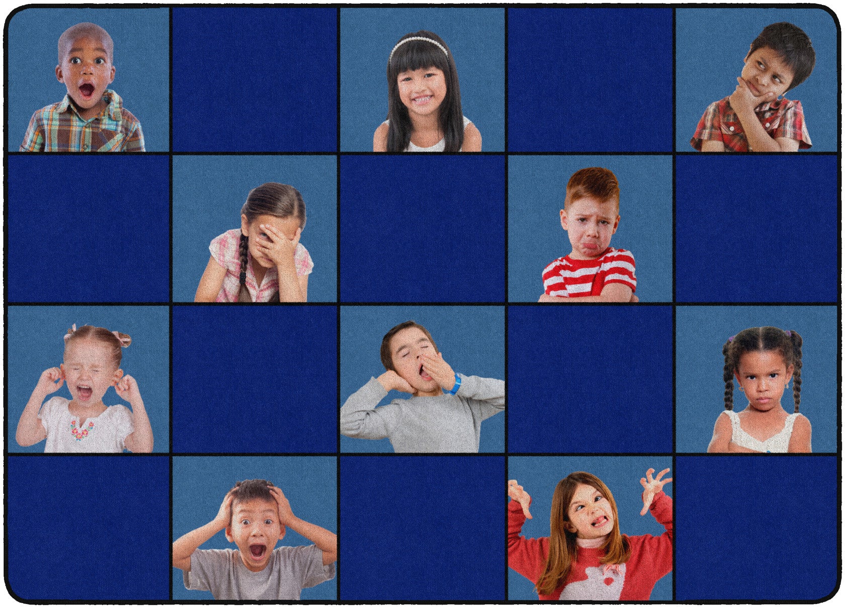 Social Emotional Seating Rug 6'x8'4" Primary
