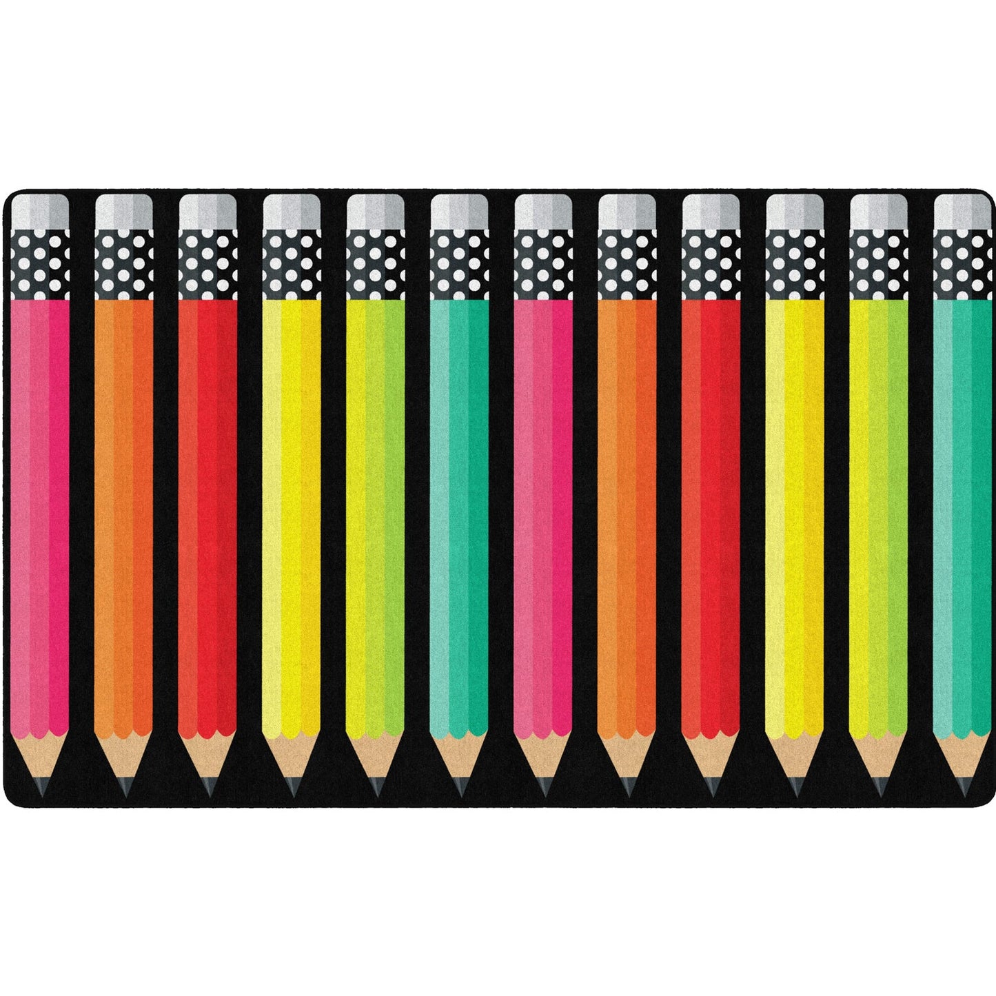 Black White & Stylish Brights Pencil