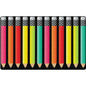 Black White & Stylish Brights Pencil