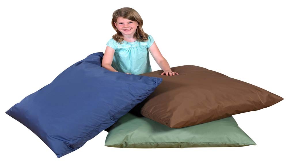 Giant Square Floor Pillows (Set of 3) (Woodland Dark Tone) (DISC)