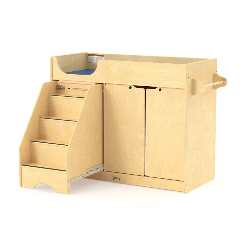 Jonti-Craft Changing Table - with Stairs - Left