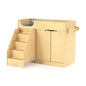 Jonti-Craft Changing Table - with Stairs - Left