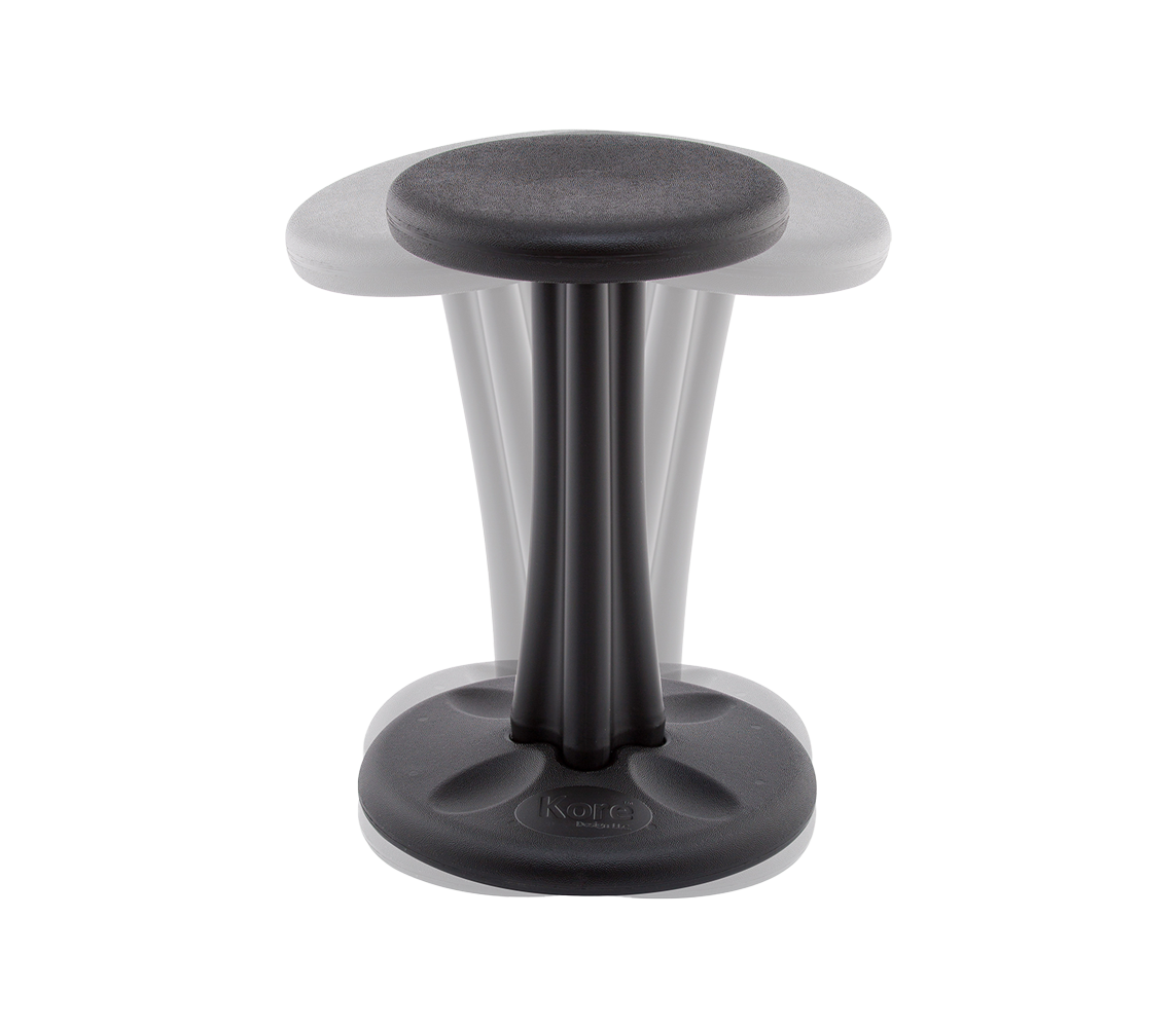 Kore Kids Pre-Teen Wobble Chair - Flexible Seating Stool for Classroom, Home & School, ADD/ADHD - Made in The USA - Age 10-11, Grade 5-6, (18.7in)