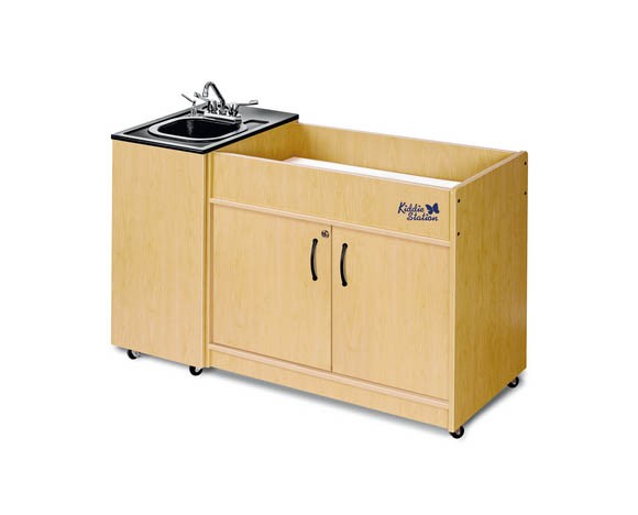 Ozark River® Kiddie Station Changing Table & Portable Sink  ABS Single Basin & Top