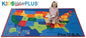 USA Map Value Rug PLUS 6' x 9'