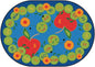 ABC Caterpillar Rug - 6'9" x 9'5" Oval
