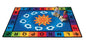 Sunny Day Learn & Play Rug Primary Colors 4'5" x 5'10" Rectangle