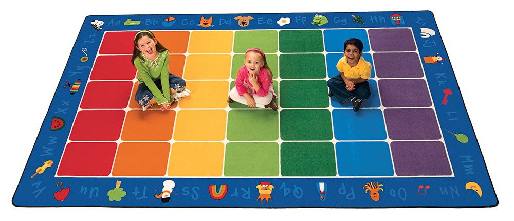 Fun With Phonics Rug (7'6" x 12' Rectangle)