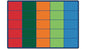 Colorful Rows Seating Rug (6' x 9' Rectangle)