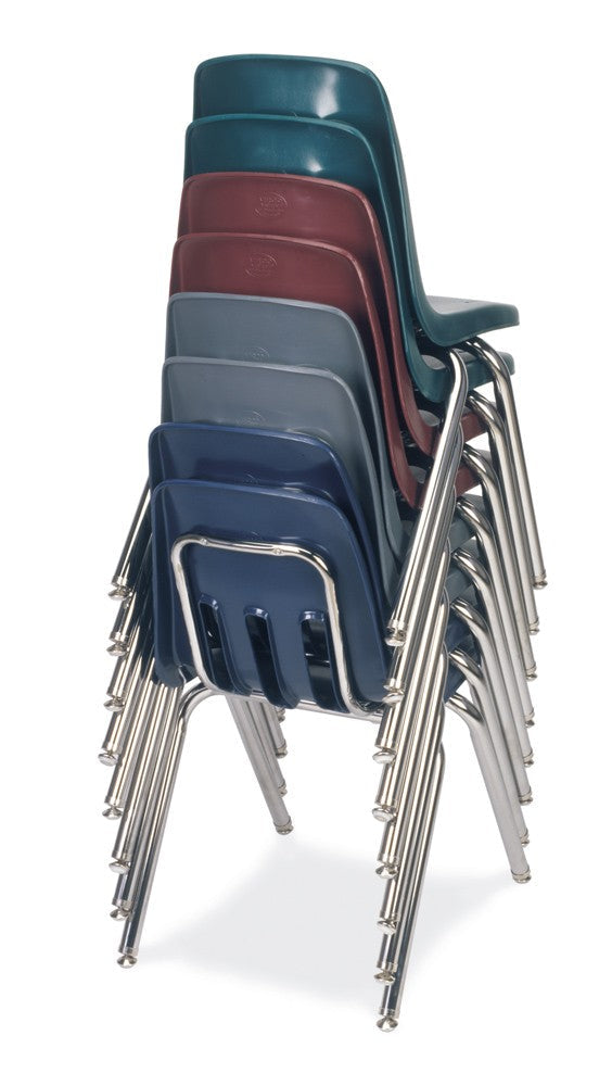 Classic Series 4-Leg Stacking Chair 12" Seat Height (PRESCHOOL-1st GRADE)