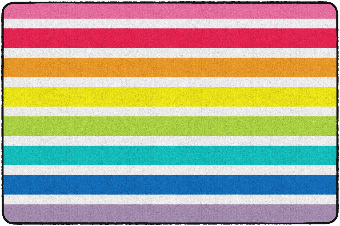 Hello Sunshine Bright Striped Rainbow
