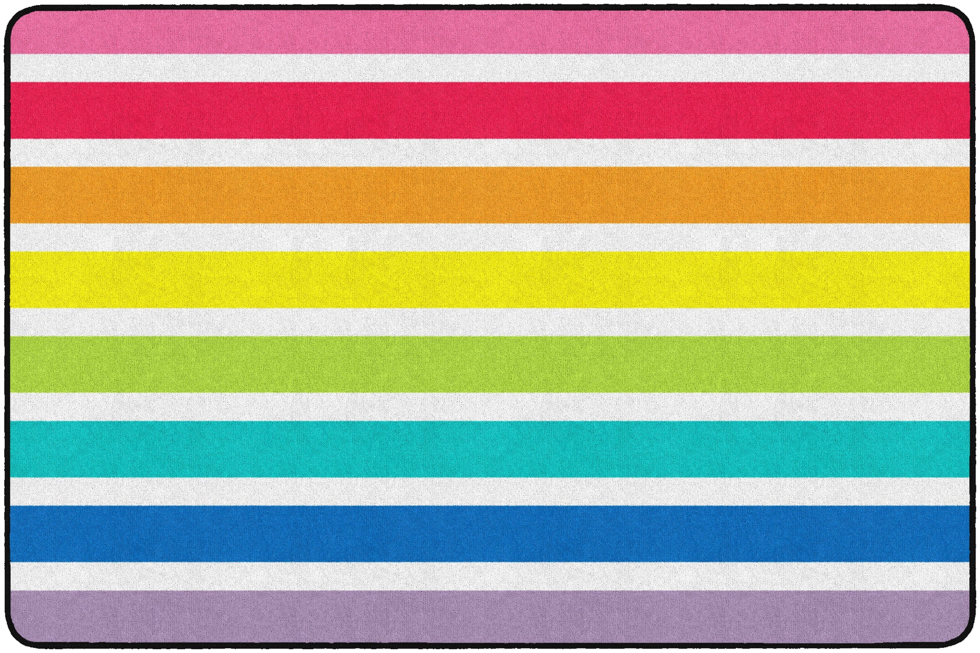 Hello Sunshine Bright Striped Rainbow