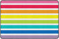 Hello Sunshine Bright Striped Rainbow