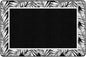 Simply Stylish Black & White Greenery Border