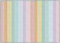 Pastel Rainbow Stripe Rug