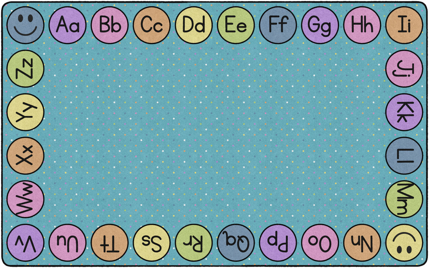 Smiley ABC's Rug